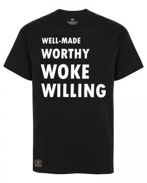 Unisex Black/White T-shirt <br> FOUR Ws